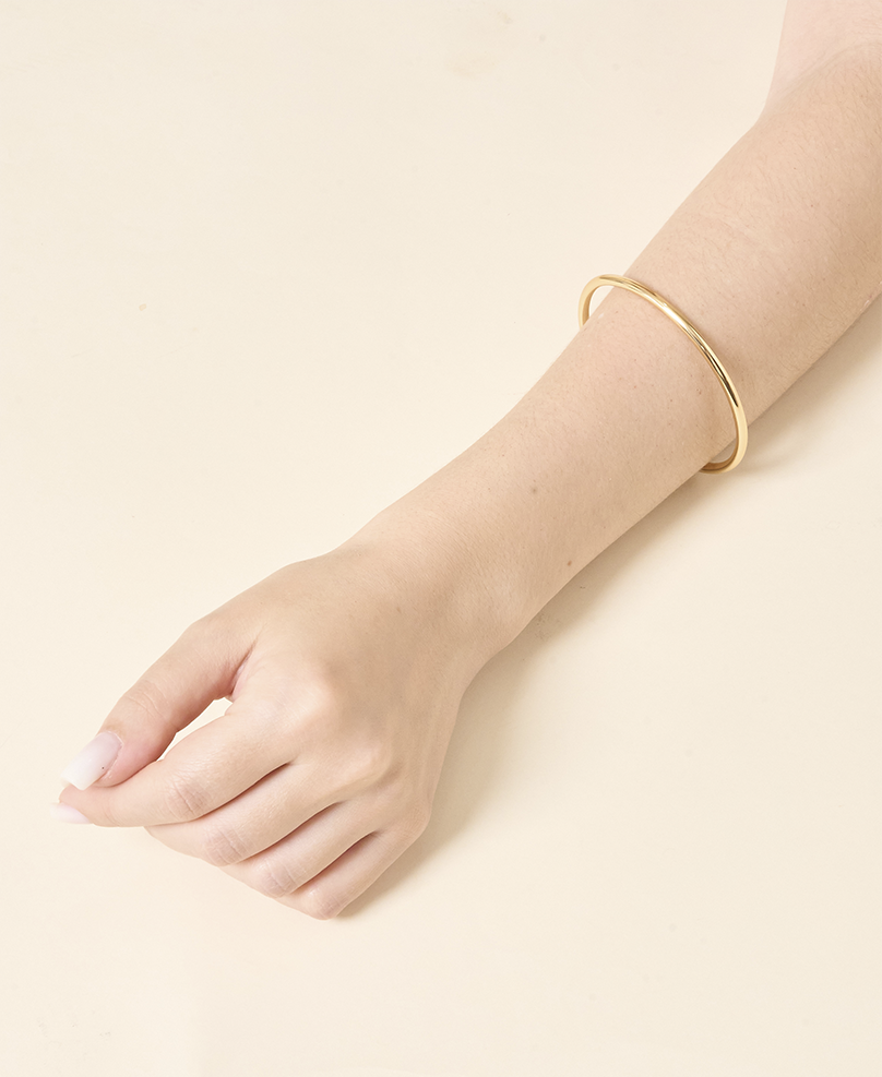 Bracelete dourado fino